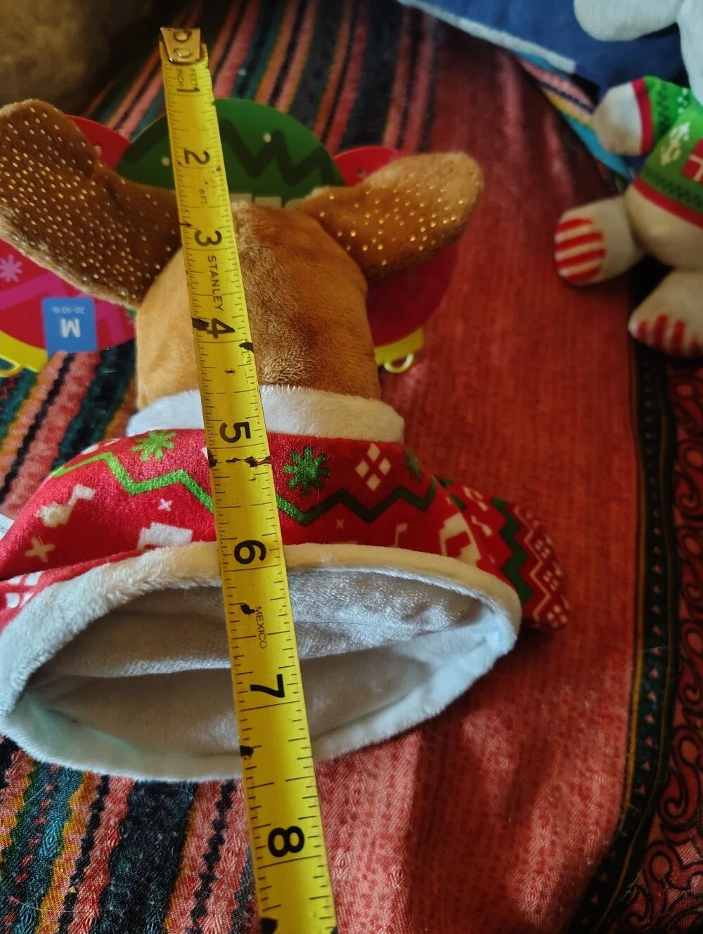 NWT BarkBox Holiday Dog Toy Lot of 3 - Dwight Elephant, Sleigh Belle &Green Ball